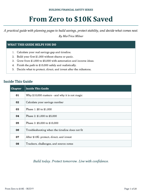 From Zero to $10K Saved - A Step-by-Step Savings Tracker